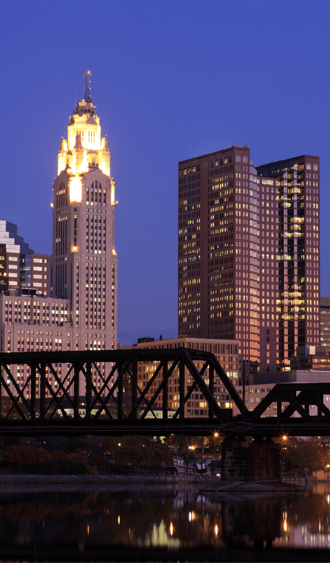 Creative Staffing Columbus - image of downtown Columbus OH buildings